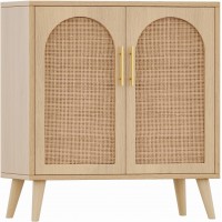 Rattan Storage Cabinet with Doors